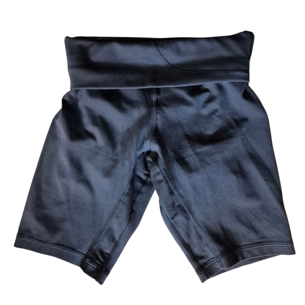 Lululemon‎ Athletica Black Bike Shorts Moisture-Wicking Performance